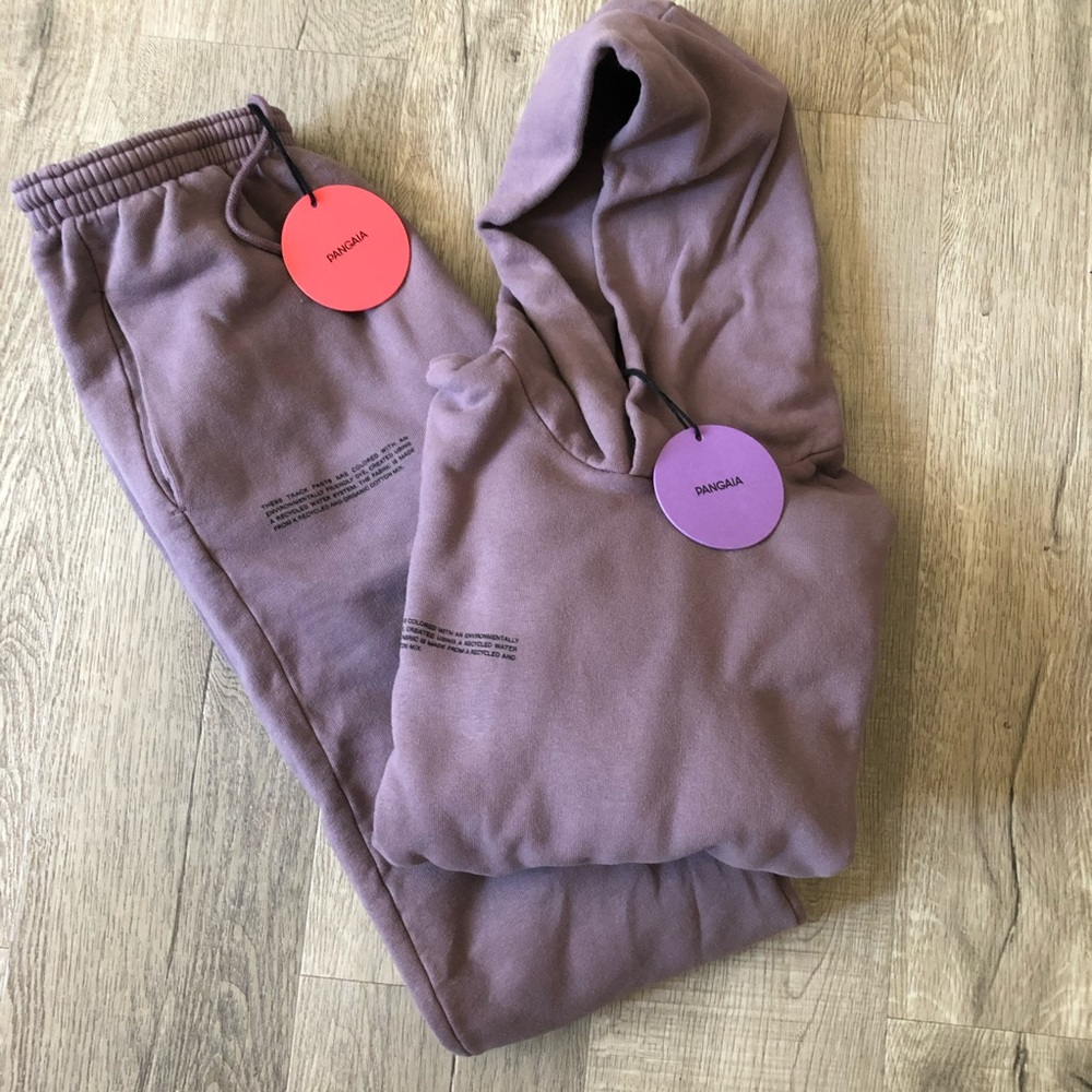 Pangaia Track Pants & Hoodie Rubia Purple XS